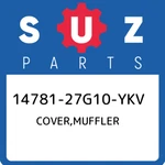 14781-27G10-YKV Suzuki Cover,muffler 1478127G10YKV, New Genuine Oem Part. Fixed Price $170.40.