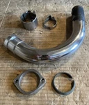 Kawasaki 750 H2B H2C Triple 1974-1975 One Front Exhaust Down Pipe With Clamp. Fixed Price $197.65.
