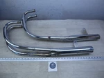 1972 Honda CB350 Four H21076) Chrome Left Right Exhaust Headers Muffler Pipe Set. Fixed Price $86.24.