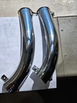 Front Exhaust Pipe Heat Shields For Harley Iron Head Sportster. Fixed Price $59.00.