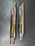 Cycle Shack MHD-139 Side Slash Slip On Mufflers Chrome Harley. Fixed Price $90.00.