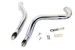 Harley Drag Pipe Set Softail Chrome Heat Shields Fxst 86-2017 V-twin 30-0022 Y7. Fixed Price $166.50.