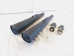 1998-2003 Triumph Thunderbird Sport Black Exhaust System Muffler Silencers. Fixed Price $129.95.