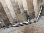 Harley 70-84 Four Speed Fl With Kick Or Starter Paughco Staggered Duals 734M. Fixed Price $329.99.
