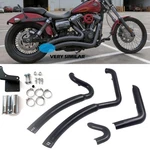 Black Power Boosted Exhaust Pipes Harley Dyna 2006 - 2017, Better Performance. Fixed Price $299.99.