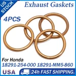 Exhaust Gasket #18291-254-000 #18291-MM5-860 For Honda CB700 750/900/1000/1100. Fixed Price $8.99.