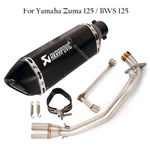 For Yamaha Zuma 125 Bws Exhaust Front Pipe Muffler Tips 370MM Modified System. Fixed Price $105.20.
