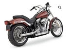 Vance & Hines Chrome Slip On Mufflers Harley 00-06 Softail Fxst Flst Twin Cam. Fixed Price $405.00.