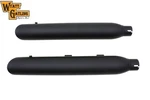 Harley Wyatt Gatling Black Slash Muffler Set Fits 2004-2013 Xl,. Fixed Price $145.69.