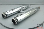 2006 Harley Street Glide Exhaust Muffler Pipe Set Rcx 4.0 Chrome Shackle Eclipse. Fixed Price $238.50.