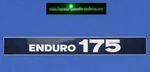 New 1975 Yamaha Enduro DT175B Exhaust Pipe Decal Sticker Emblem 443-14729-01-00. Fixed Price $8.00.