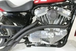 Curved Radius Exhaust Header Set Black Fits Harley 07 Up Xl V-twin 30-0005. Fixed Price $205.35.