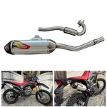 TI-6 Exhaust Full System Stainless Pipe TI6 Silver For Honda CRF150LR. Fixed Price $249.62.
