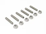 Stainless Steel Exhaust Studs & Nuts For Kawasaki Kh 400 3 Cylinder 1976-1978. Fixed Price $13.39.