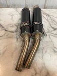 04 Ducati Monster 800 Aftermarket Carbon Fiber Muffler Pipe Exhaust Right Left. Fixed Price $285.00.