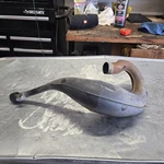 2001 Honda CR125R Exhaust Pipe Chamber Header 18300-KZ4-J20. Fixed Price $130.00.