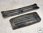 1968-69 Honda CL350 Scrambler Exhaust Shields Guards Protectors V9-4240.ADZ. Fixed Price $75.00.