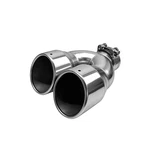 2X Dual Exhaust Tail Pipe 2.5'' Inlet 7" Out 8.5" Long Silver Muffler Tips. Fixed Price $41.79.