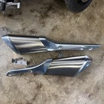 2023 Suzuki Hayabusa GSX1300 Right Left Exhaust Pipe Muffler Slip On Shield. Fixed Price $399.99.