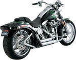 Vance & Hines 17221 Shortshots Staggered Exhaust System Fat Boy Flstf Chrome. Fixed Price $769.95.