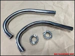 Honda C92 CA92 C95 CA95 Muffler Exhaust Header Pipe & Flange Clamp Joint Set. Fixed Price $76.82.