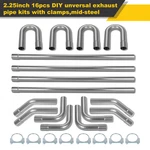 16PCS 2.25" Diy Mild Steel Universal Custom Mandrel Exhaust Pipe Bend Kit &clamp. Fixed Price $219.81.