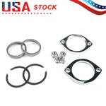 Exhaust Install Kit Pair Flanges Gaskets Nuts Washers For Harley Big Twin. Fixed Price $23.00.