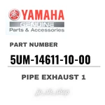 Yamaha Genuine Oem Parts Pipe Exhaust 5UM-14611-10-00 For WR250F. Fixed Price $463.57.
