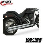 Vance & Hines Big Shots Long Dual Full Exhaust System Chrome Harley Davidson. Fixed Price $1209.95.