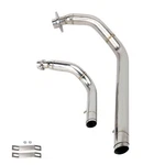 Chrome Shortshots Staggered Exhaust Pipes System For Honda Shadow VT750 Ace. Fixed Price $165.99.