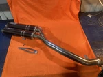 00 01 02 03 Kawasaki ZX9R Devil Dual Carbon Fiber Slip Exhaust Muffler. Fixed Price $279.99.