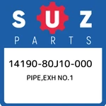 14190-80J10-000 Suzuki Pipe,exh NO.1 1419080J10000, New Genuine Oem Part. Fixed Price $1620.48.