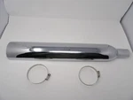 Rush Racing Chrome Heat Shield 3.5 " Slip Harley Davidson Right Side. Fixed Price $72.00.