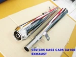 Fit Honda C92 C95 CA92 CA95 CA160 Exhaust Muffler Pipe L/r Pair "vintage" Mi. Fixed Price $99.75.