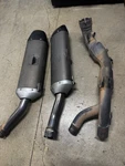 Stock? Yamaha 4C8-4 Exhaust Slip-on Muffler System Mid Pipe Read. Fixed Price $74.99.
