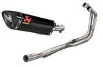 Akrapovic Exhaust System Kawasaki Ninja 500 2024 Stainless Headers Carbon Fibre. Fixed Price $1130.47.