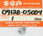 New Genuine Suzuki GT380 GT250 OR50 ++ Screw Muffler Bolt Oem 09128-05004 Nos. Fixed Price $7.73.