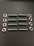 Yamaha R1 Stainless Steel Exhaust Header Studs And Nuts Kit Bolts YZF1000R. Fixed Price $15.53.