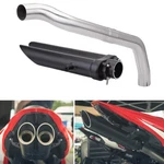 Exhaust System Muffler Tips Tail Link Pipe Black For Honda CBR600RR F5 2005-2020. Fixed Price $243.00.