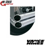 Vance & Hines Replacement / Optional Chrome Slash Cut Billet End Caps (pr). Fixed Price $231.07.