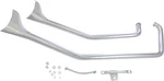 Paughco DS716B2F 1-3/4" Upsweep Fishtail Drag Pipes For Harley-davidson Soft. Fixed Price $989.06.