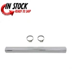 Straight Exhaust Heat Shield For Harley Davidson By V-twin 18" Long Fits 1-3/4". Fixed Price $53.01.