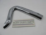 Harley Breakout Fat Boy Chrome Rear Cylinder Slotted Exhaust Header Heat Shield. Fixed Price $84.99.