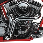 Harley Santee Chrome Laf Designer 1.75"DIA Exhaust Pipes Softail Models 2012-17. Fixed Price $234.99.