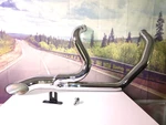 Harley Exhaust System Into 1 '85-'05 Fl Chrome Aggressive V-twin 29-2007 Ce. Fixed Price $359.99.