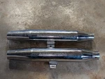 Harley Davidson Motorcycle Chrome Exhaust Muffler Set 65896-95. Fixed Price $99.95.