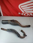 1982 Honda XR200R Oem Exhaust Header Pipe With Heat Shield Muffler. Fixed Price $189.95.
