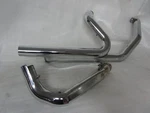 10-16 Harley Davidson Touring Head Pipe With Chrome Heat Shields Oem. Fixed Price $299.99.