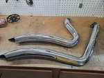 Vance And Hines Big Radius Exhaust From 2014 Street Bob. Fixed Price $525.00.