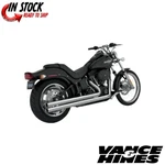 Vance & Hines Chrome Big Shots Long Exhaust For 1986-2011 Harley Softail. Fixed Price $1209.95.